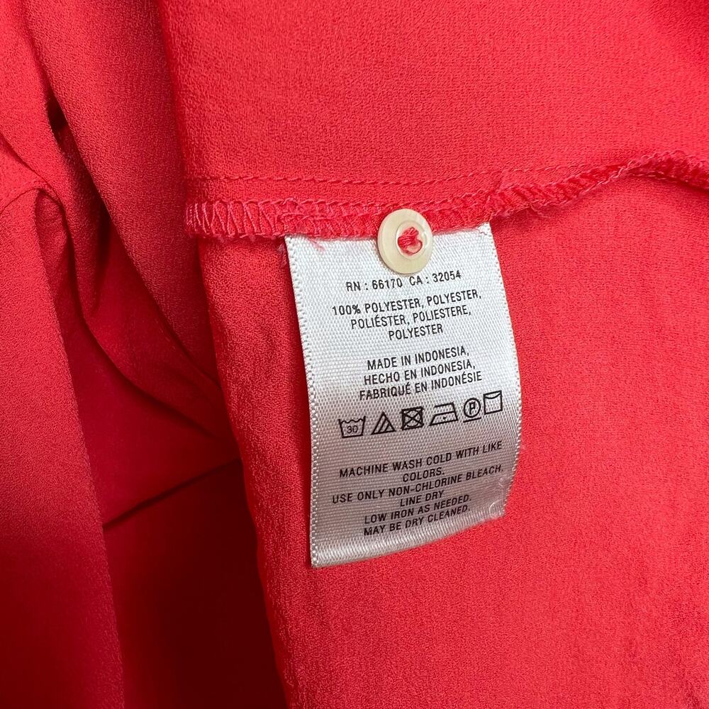 Anthropologie Red Blouse - Picture 4 of 5